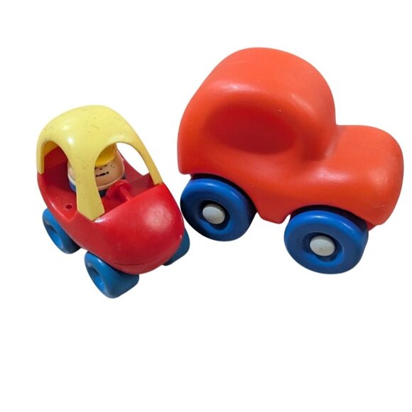 Little Tikes Other - Vintage Little Tikes Chunky Toy Cars With Driver Figure clunky